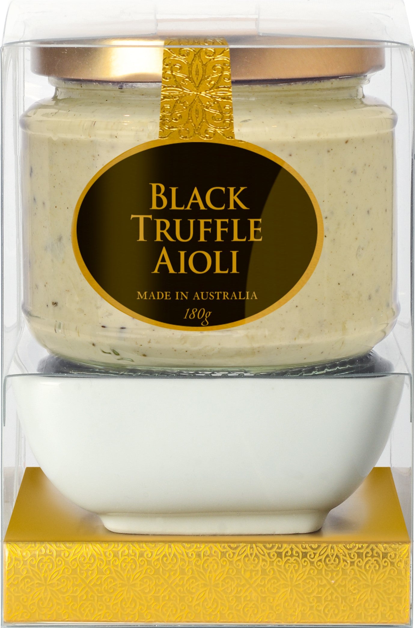 Black Truffle Aioli Dipping Bowl Set 180g