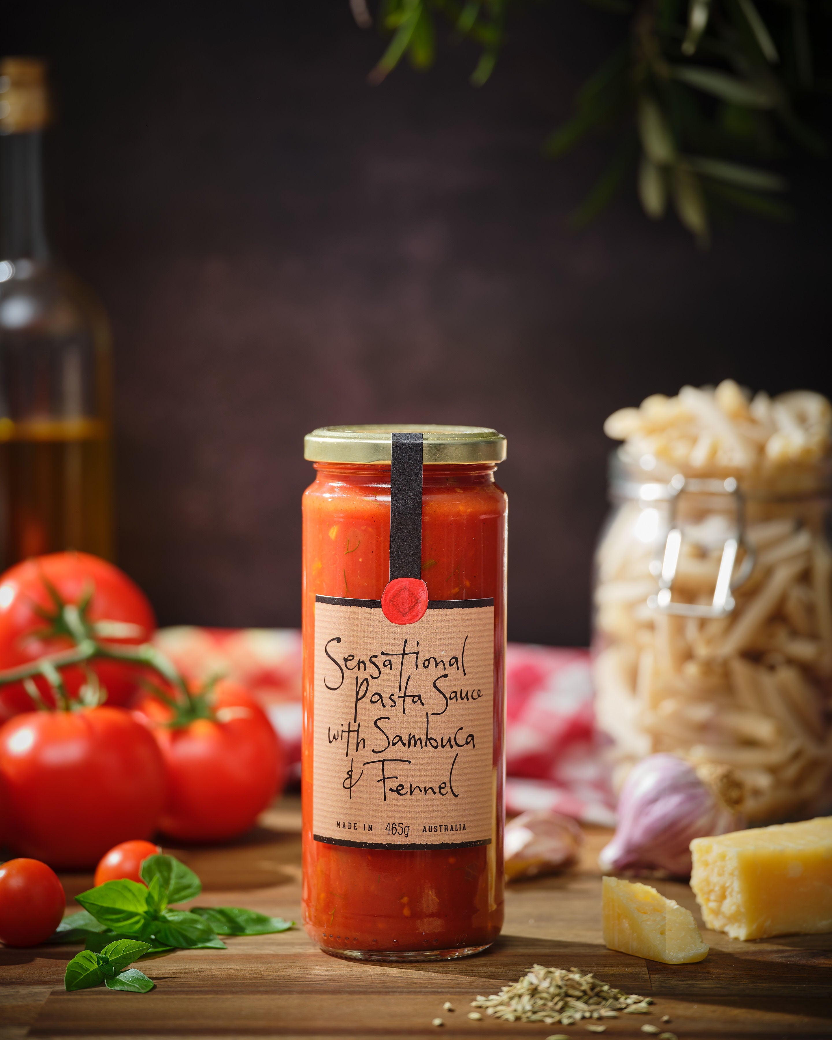 Sensational Pasta Sauce with Sambuca & Fennel 465g