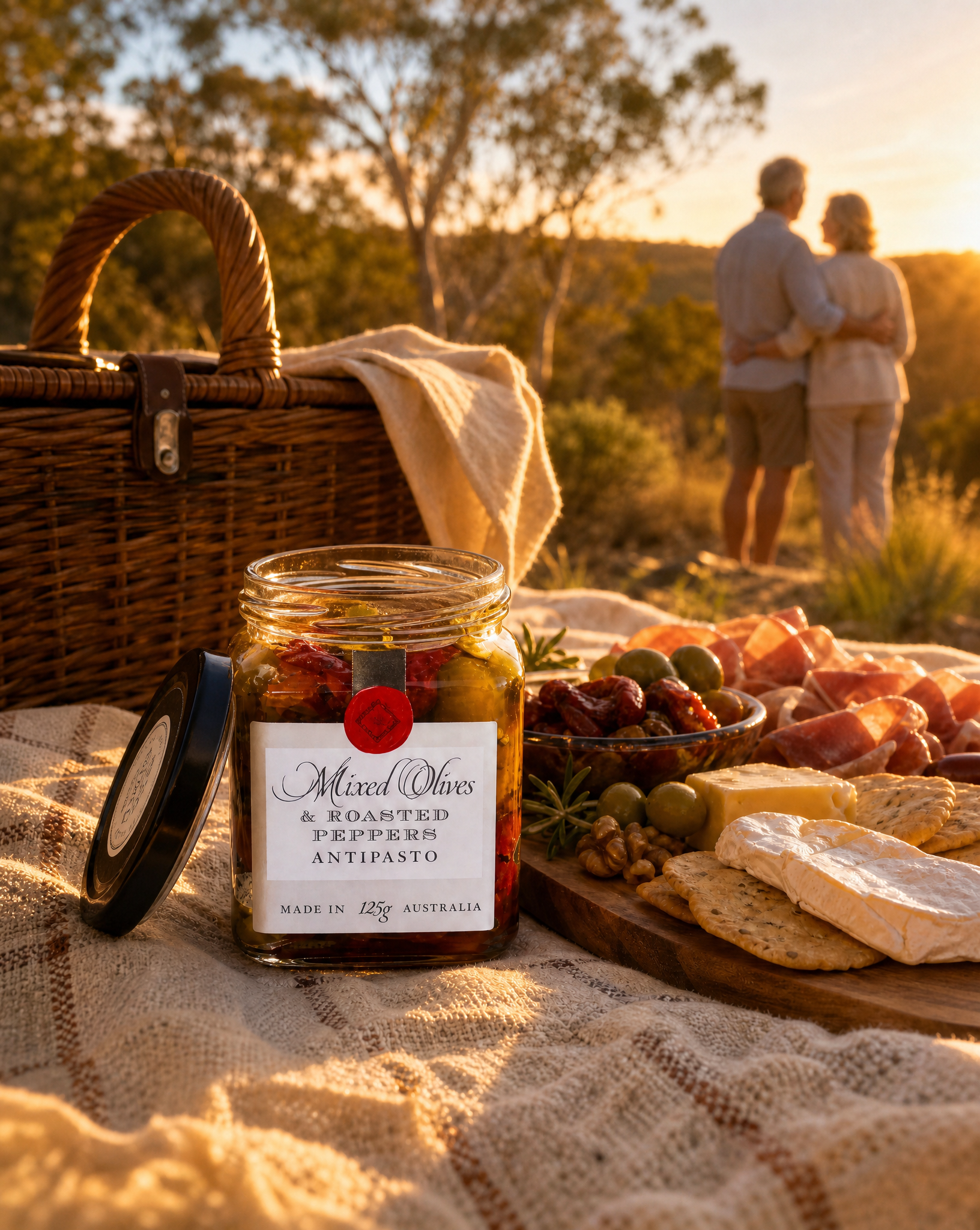 Mixed Olives & Roasted Peppers 115g
