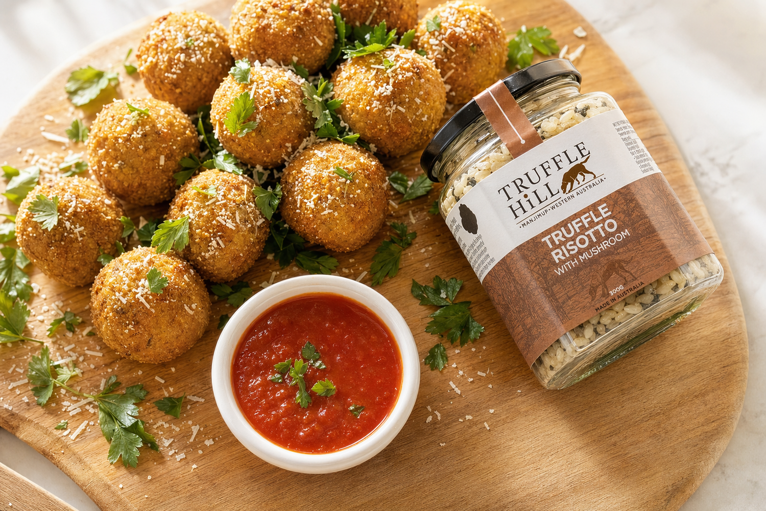 Truffle Arancini Balls