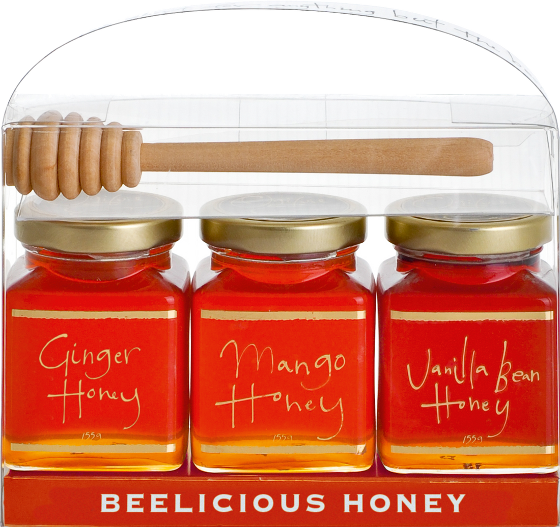 Beelicious Honey Trio Gift Pack