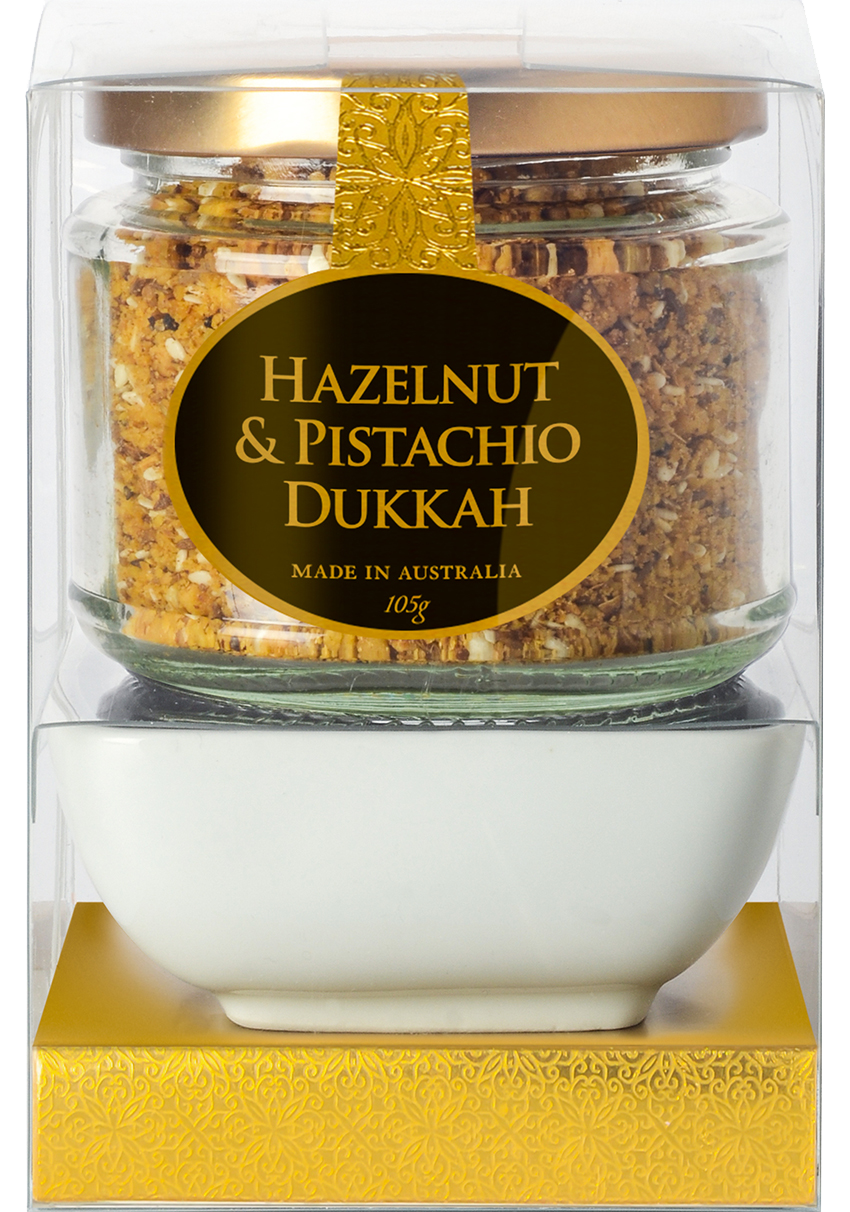 Dipping Bowl Set - Hazelnut &amp; Pistachio Dukkah 105g