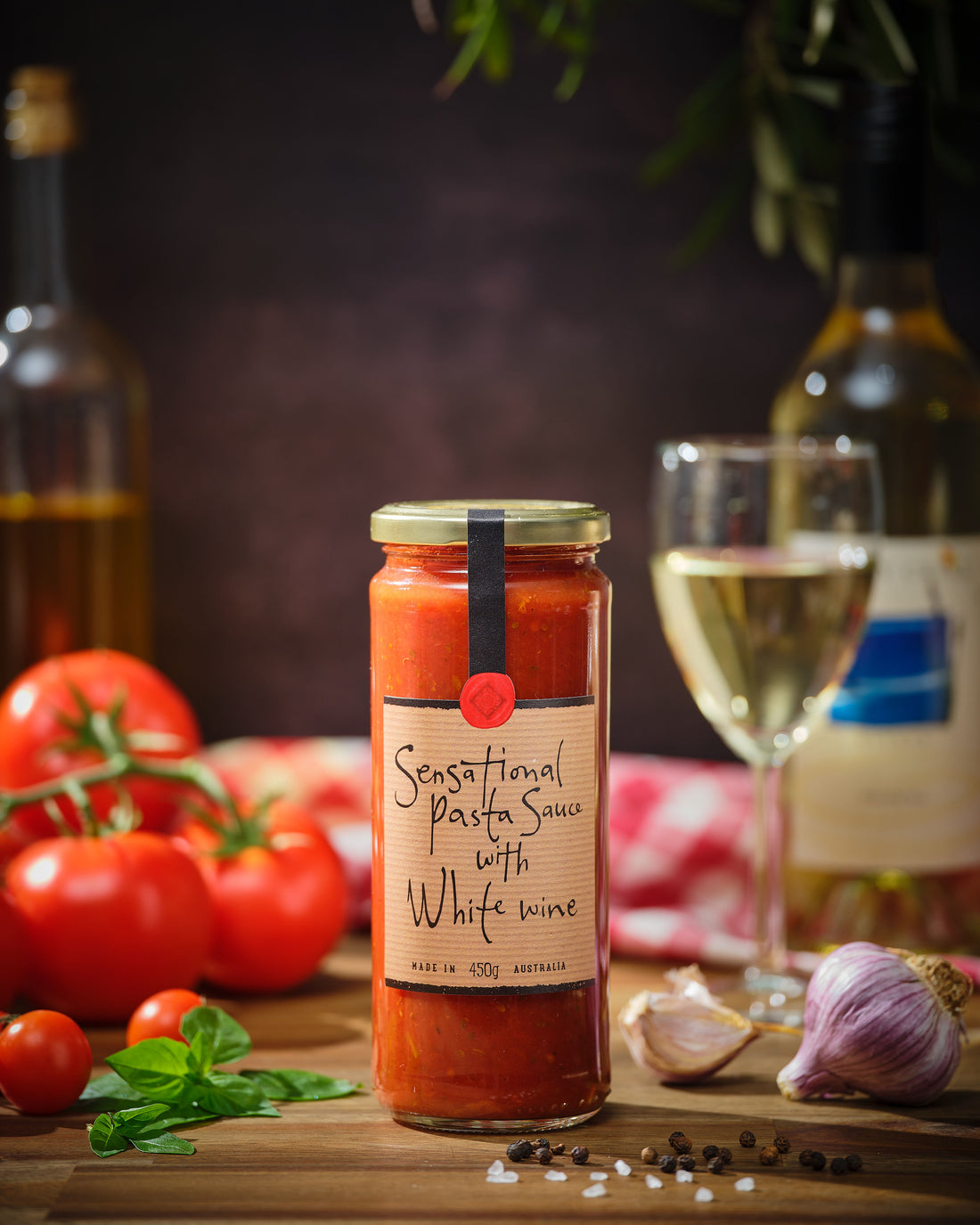Sensational Pasta Sauce with White Wine 450g