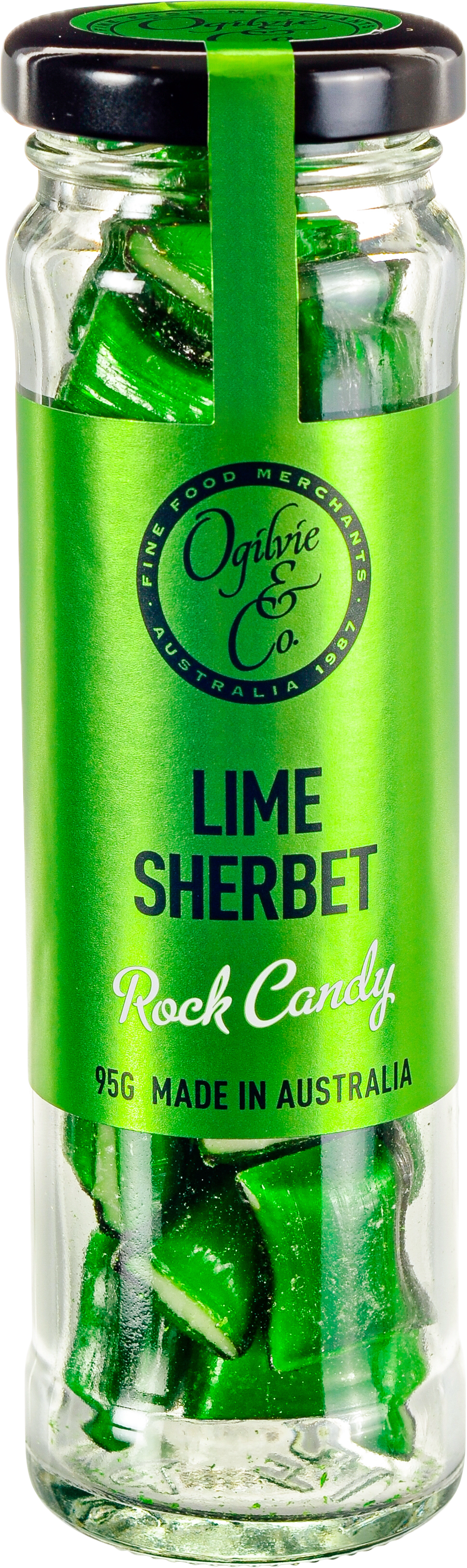 Lime Sherbet Rock 95g