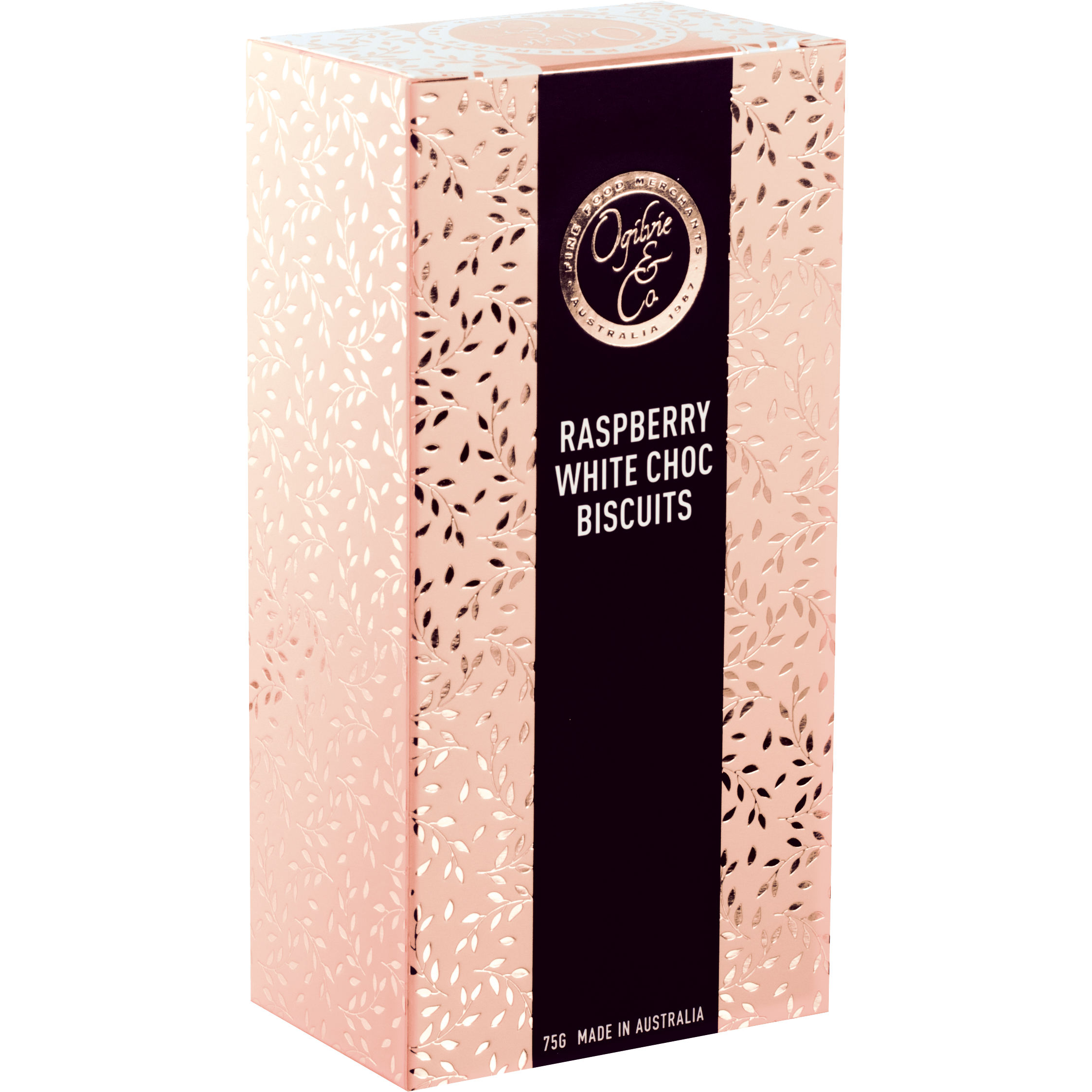 Raspberry &amp; White Choc Chip Cookies 75g