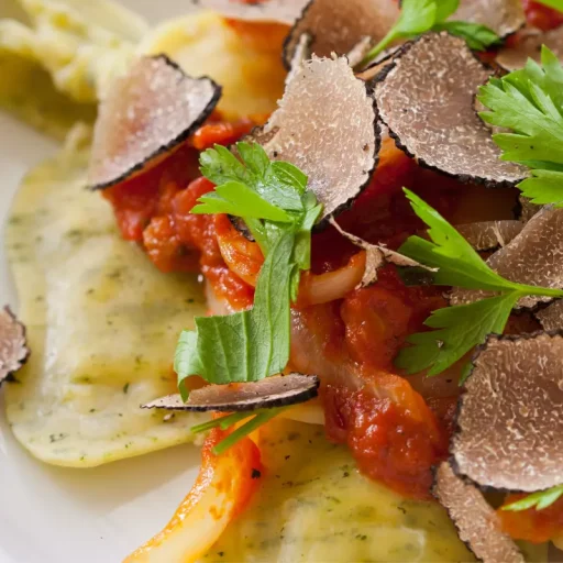 black-truffle-ravioli