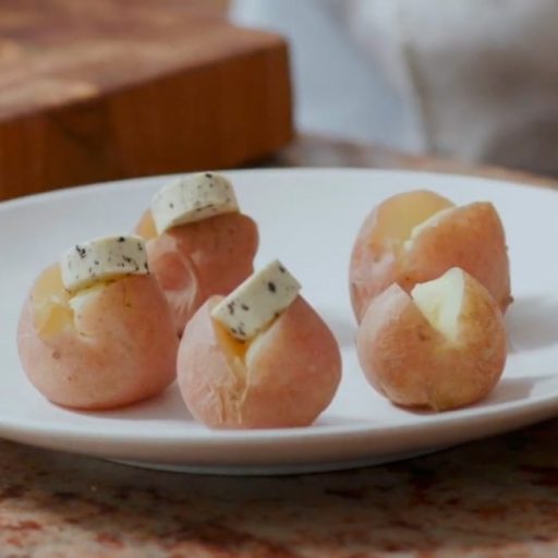 truffle butter and potato